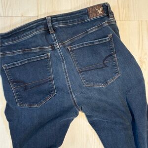 American Eagle Outfitters Dark Blue Boot Cut Jeans